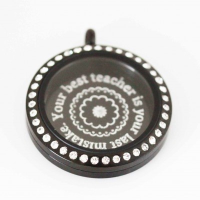 Your best teacher is your last mistake - Locket and Plate Set